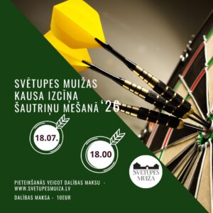 Svētupes muižas kausa izcīņa Šautriņu mešanā '26